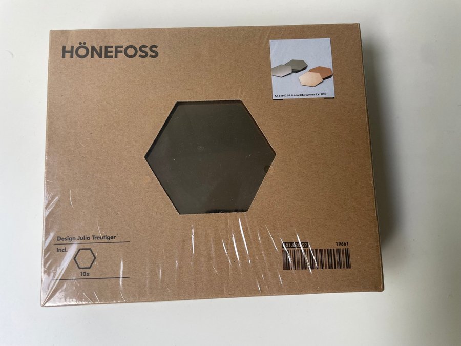 Ikea HÖNEFOSS Hexagonformade speglar, oanvänd