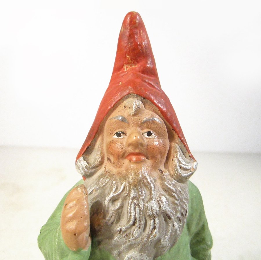 Antik tomte Gamla Tomte Terrakotta Tidigt 1900-tal