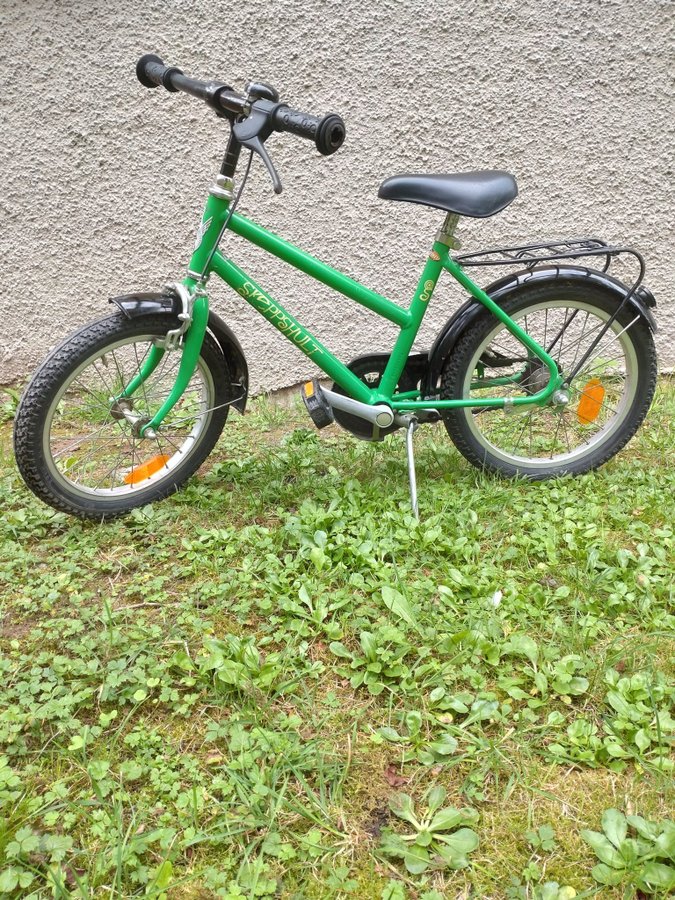 Grön barncykel Skeppshult 16 tum