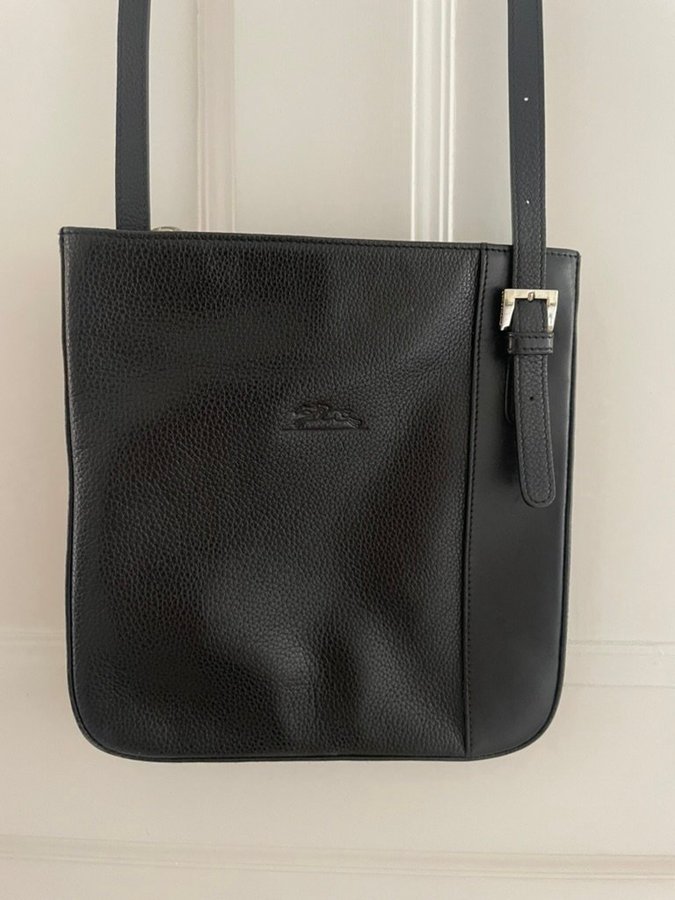 Handväska Crossbody Longchamps Svart