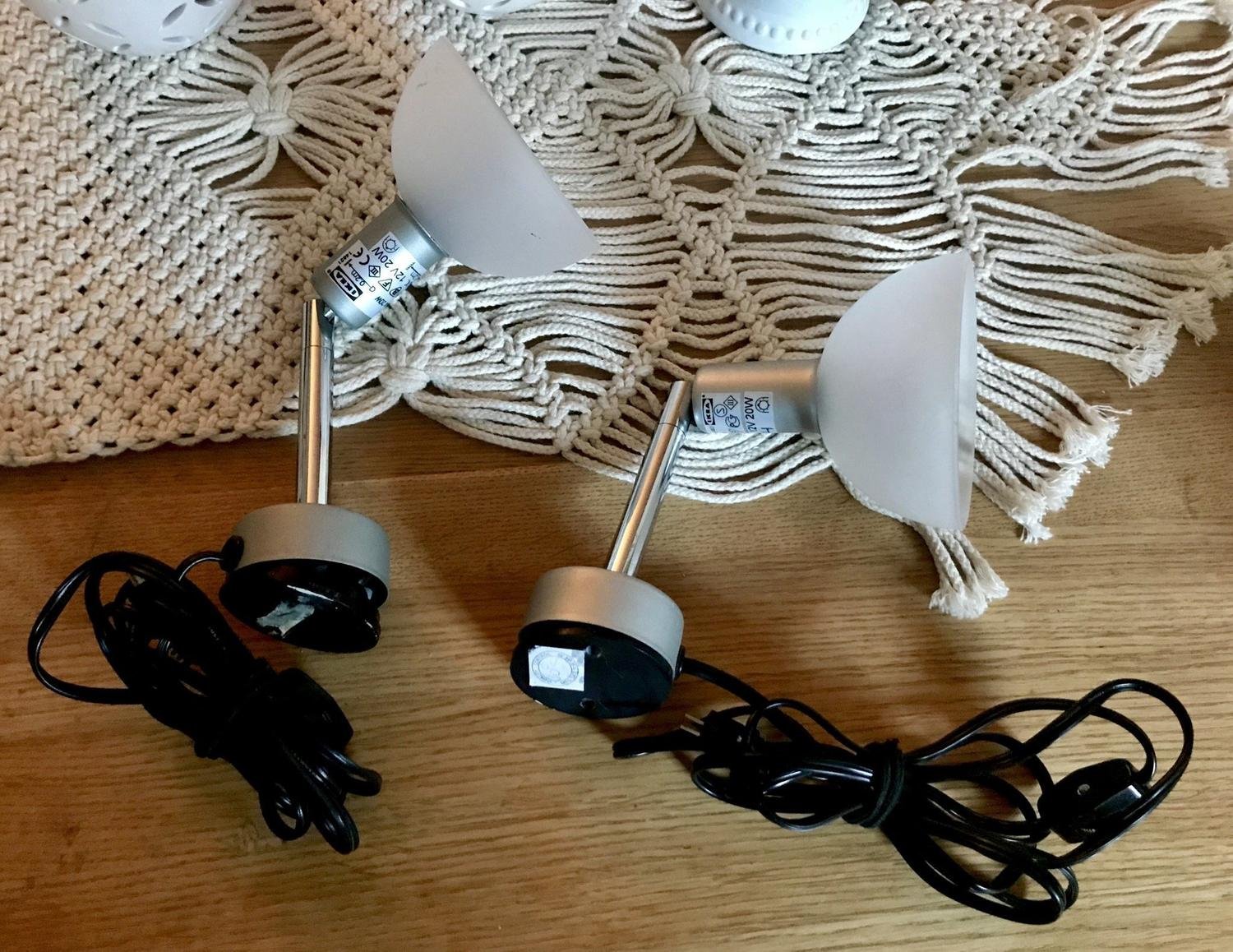 2 st Vägglampa/sänglampa IKEA Retro