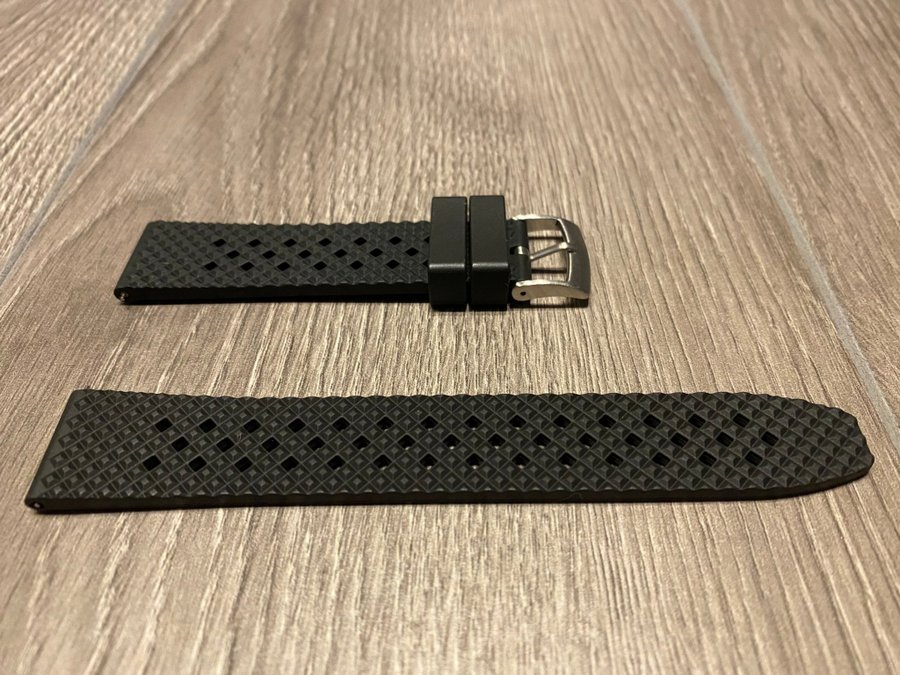 Klockband FKM Gummi 20mm