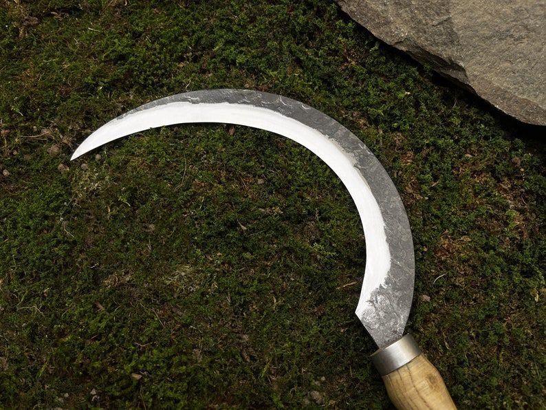 Forged Sickle Perfect for harvesting crops and clearing overgrowth Essential