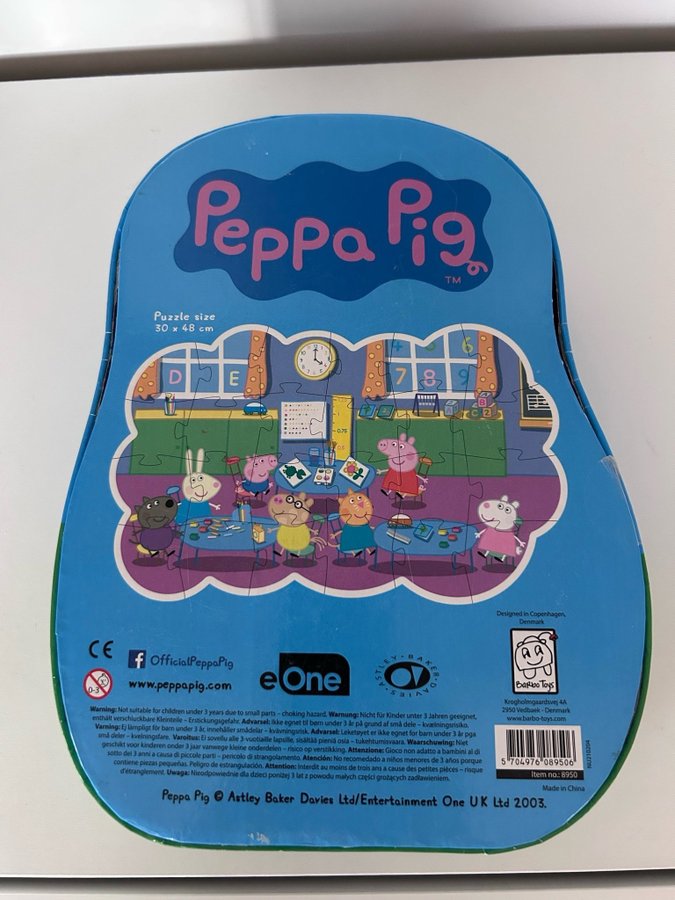 Peppa Pig Pussel 50 x 48 cm