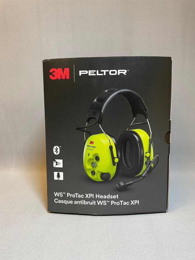 3M Peltor WS ProTac XPI Headset, hörselskydd, oanvända