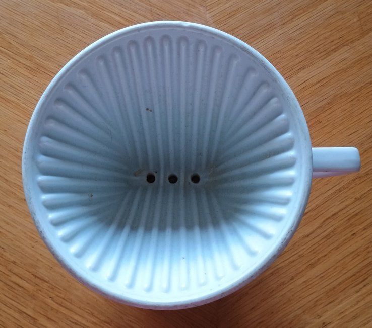 Melitta hållare för kaffefilter i porslin