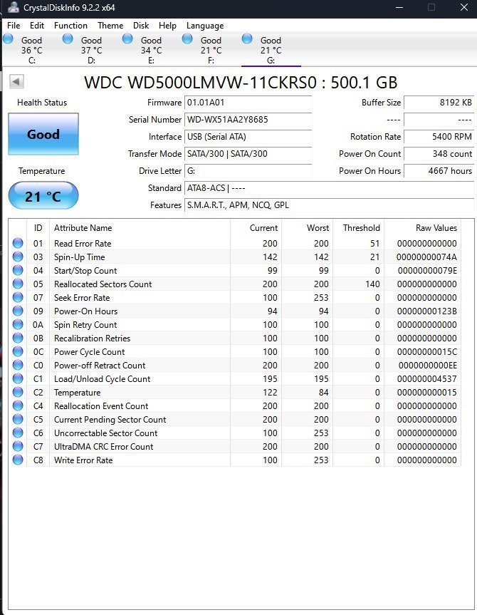 WD My Passport 500GB Extern Hårddisk