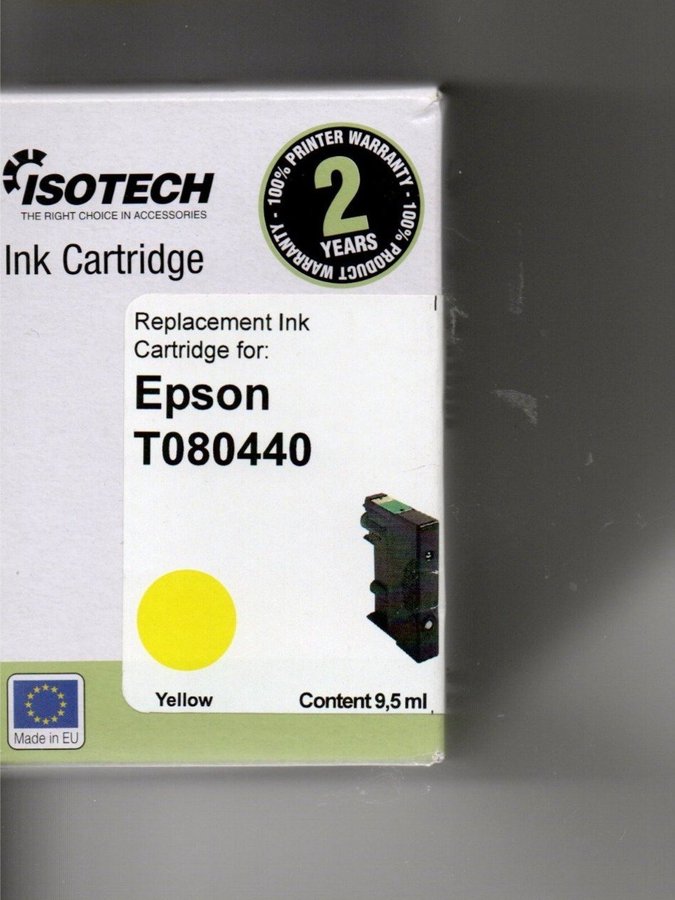 Epson T080440 Gul bläckpatron 10