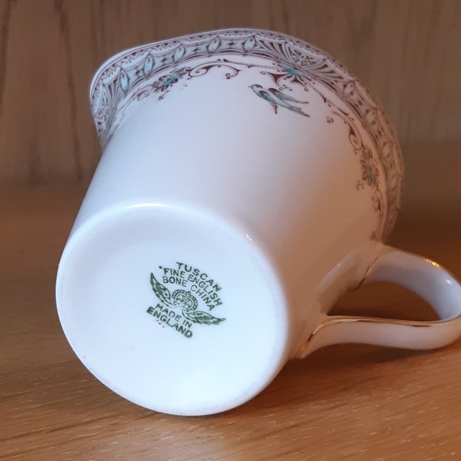 Tuscan gräddkanna Fine English Bone China Made in England