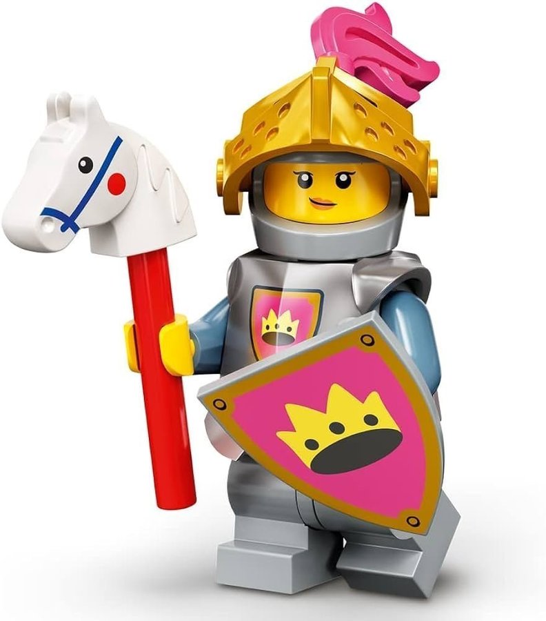 NY LEGO Minifigur Serie 23 knight of the yellow castle