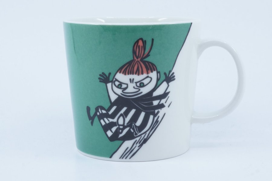 Muminmugg Lilla My glider grön / Moomin Mug Little My Sliding [A]