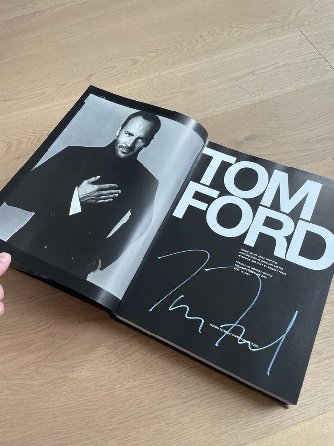 Tom Ford Coffe Table Book SIGNERAD av Tom Ford !