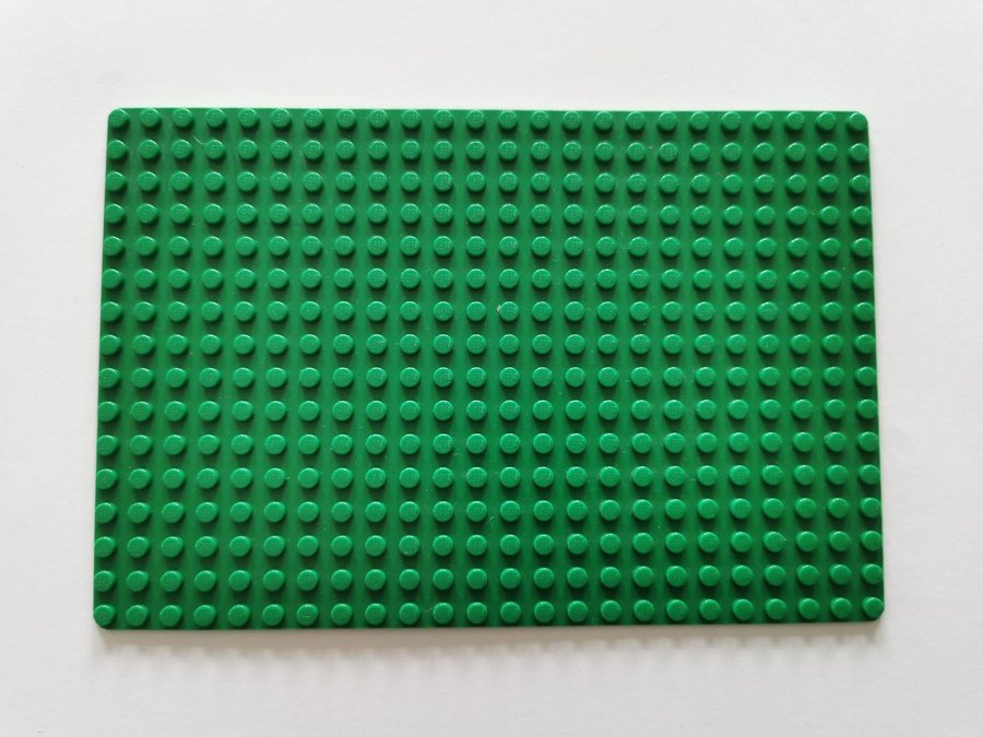 Lego - platta - basplatta - 16x24 - part 3334 - grön