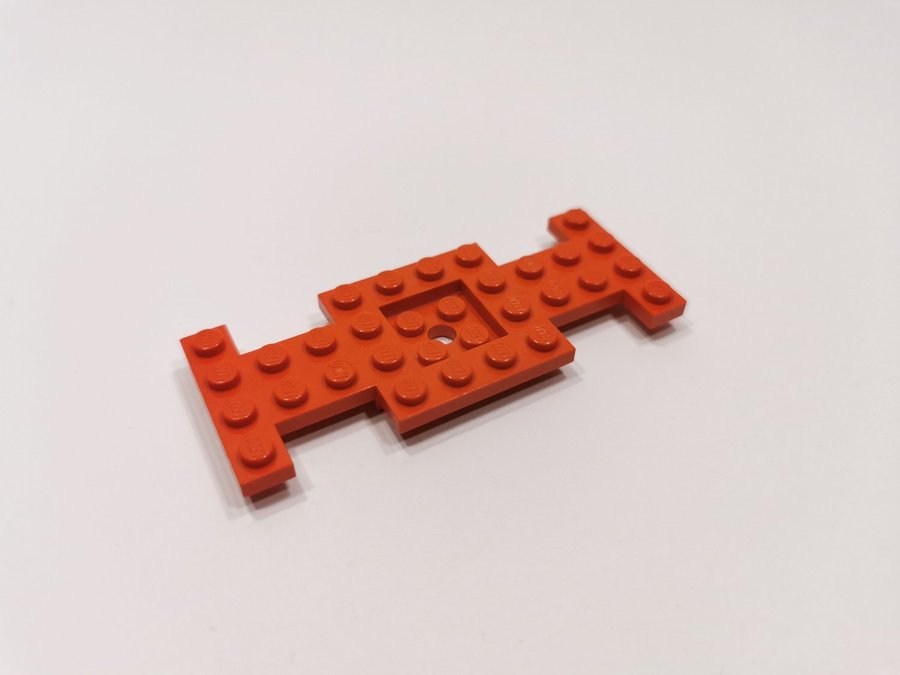 Lego - underdel till fordon - 4x10 - part 4212a - röd