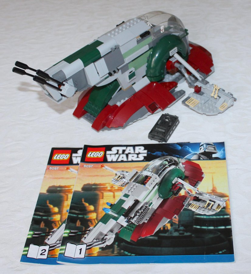 LEGO STAR WARS set 8097 SLAVE 1 CARBONITE HAN SOLO