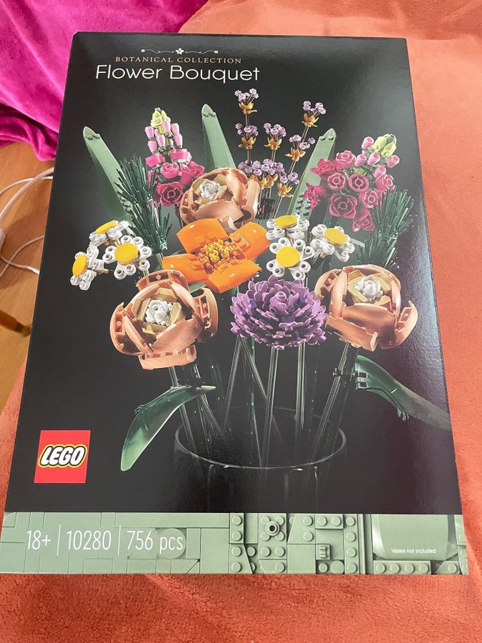 Jätte fint Lego LEGO Flower Bouquet 10280 Bukett med blommor nytt!