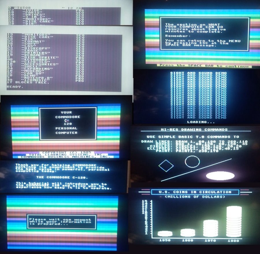 Commodore 128 Tutorial Disk (CBM) ->TESTAD<-