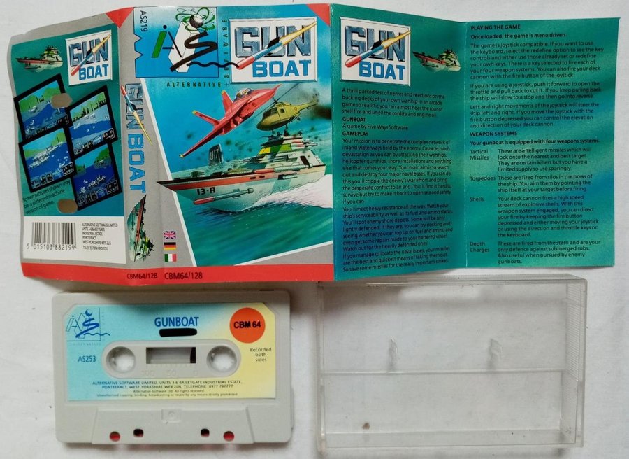 Gun Boat (Alternative Software) - Commodore 64/C64 Spel
