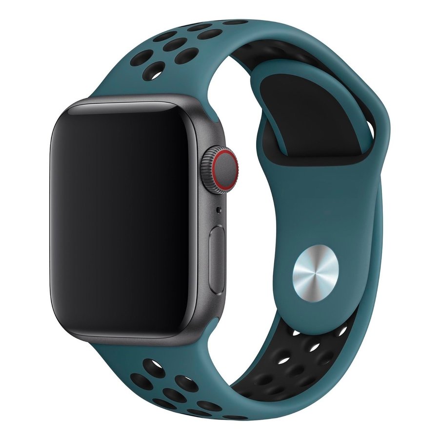 Sport Band 44/45/46/49mm (S/M) Apple Watch Armband - CELESTIAL TEAL / BLACK