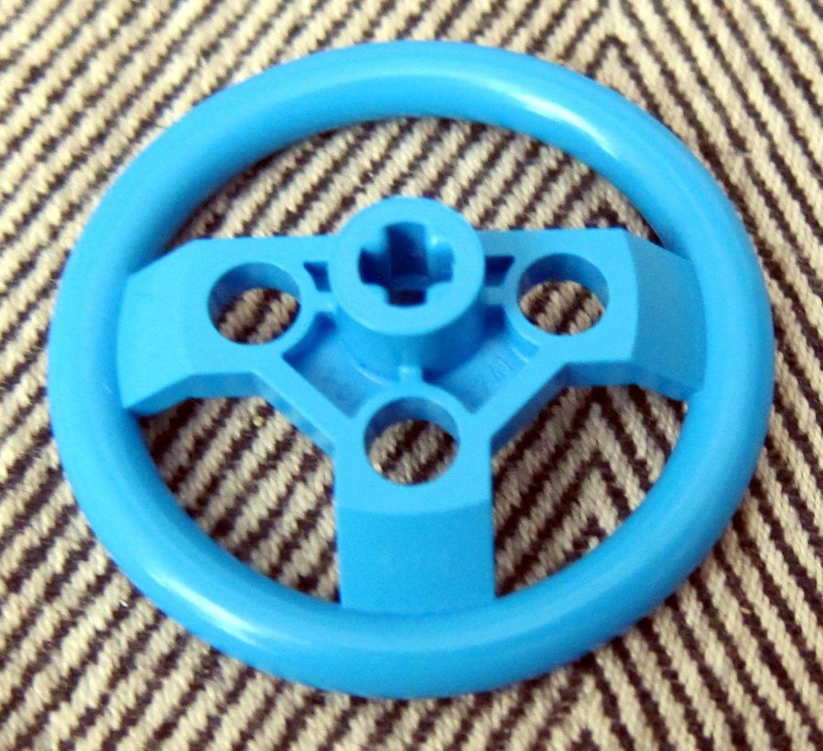 LEGO Ratt Blå Technic Steering Wheel Large No: 2741 No: 2741