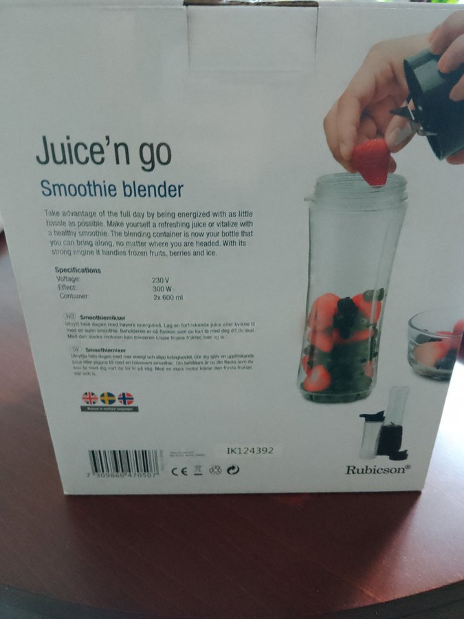 Juice'n go smoothie blender