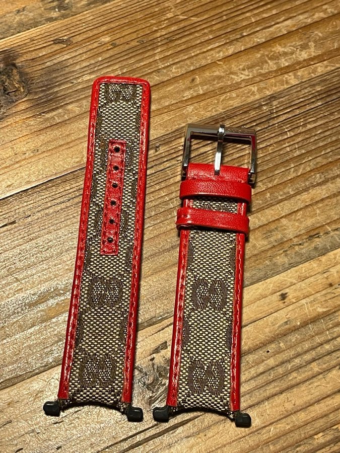 Gucci original läderarmband till Gucci U-Play klocka