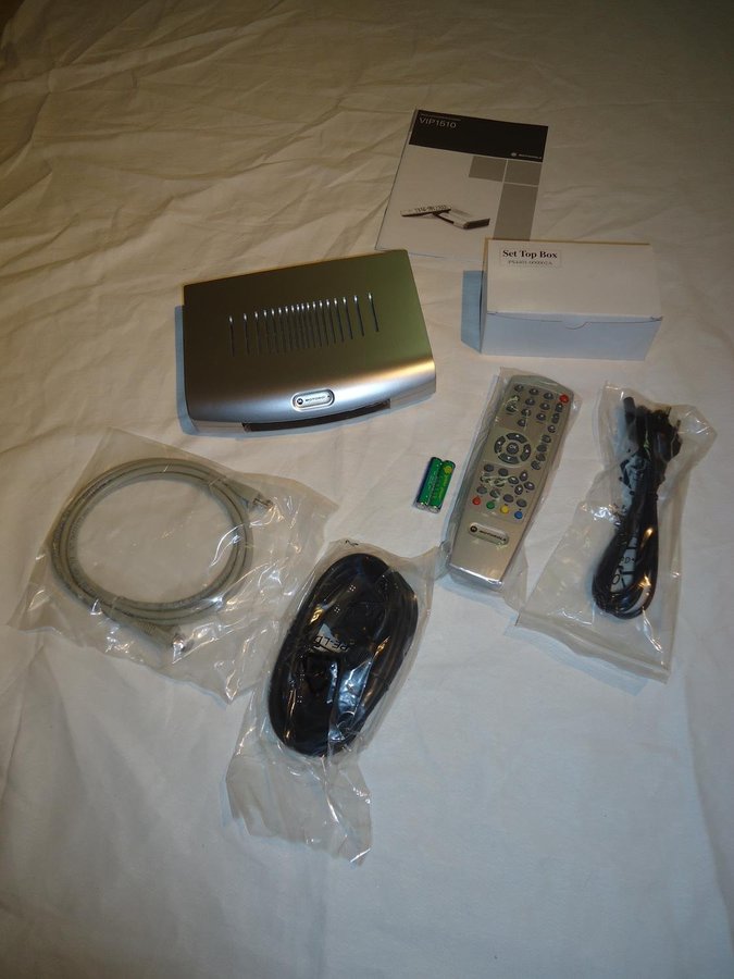 Motorola Set Top Box VIP 1510 Bredband Digital TV box NY! Oanvänd! PAL/NTSC