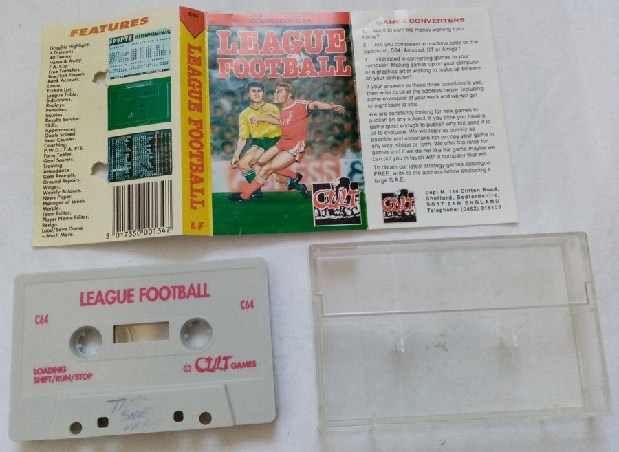 League Football (Cult Games) - Commodore 64/C64 Spel