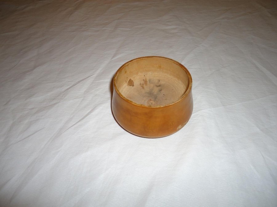 Björk skål  burk hemslöjd birch natural wood bowl