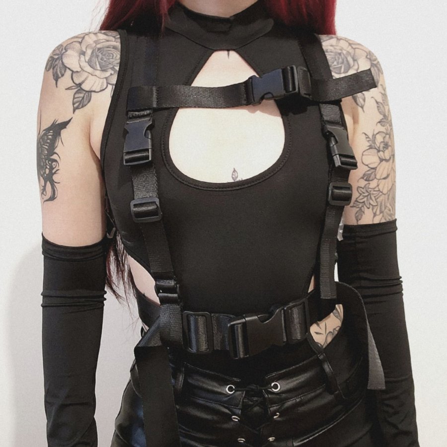 Alternativ goth punk harness