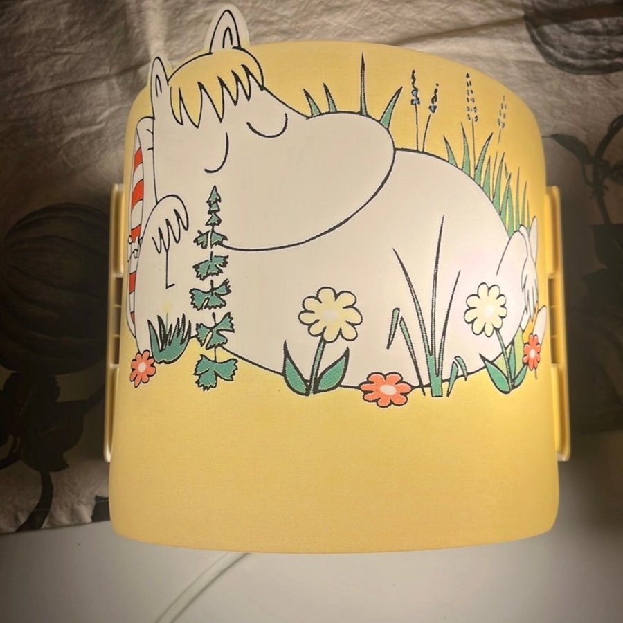 Retro Mumin / Moomin vägglampa