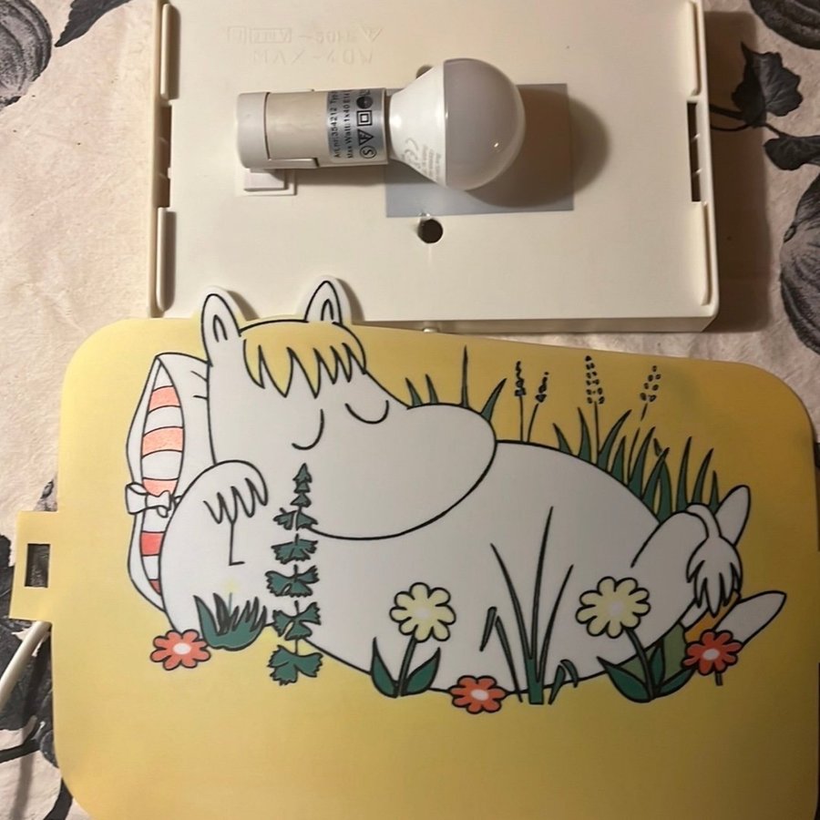 Retro Mumin / Moomin vägglampa