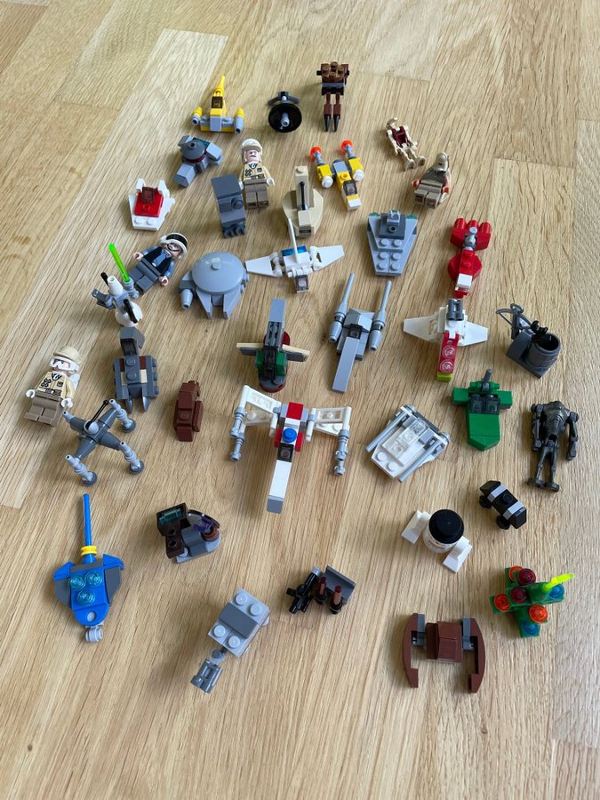 Lego Star Wars Minifigurer  Farkoster