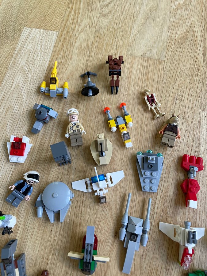 Lego Star Wars Minifigurer  Farkoster