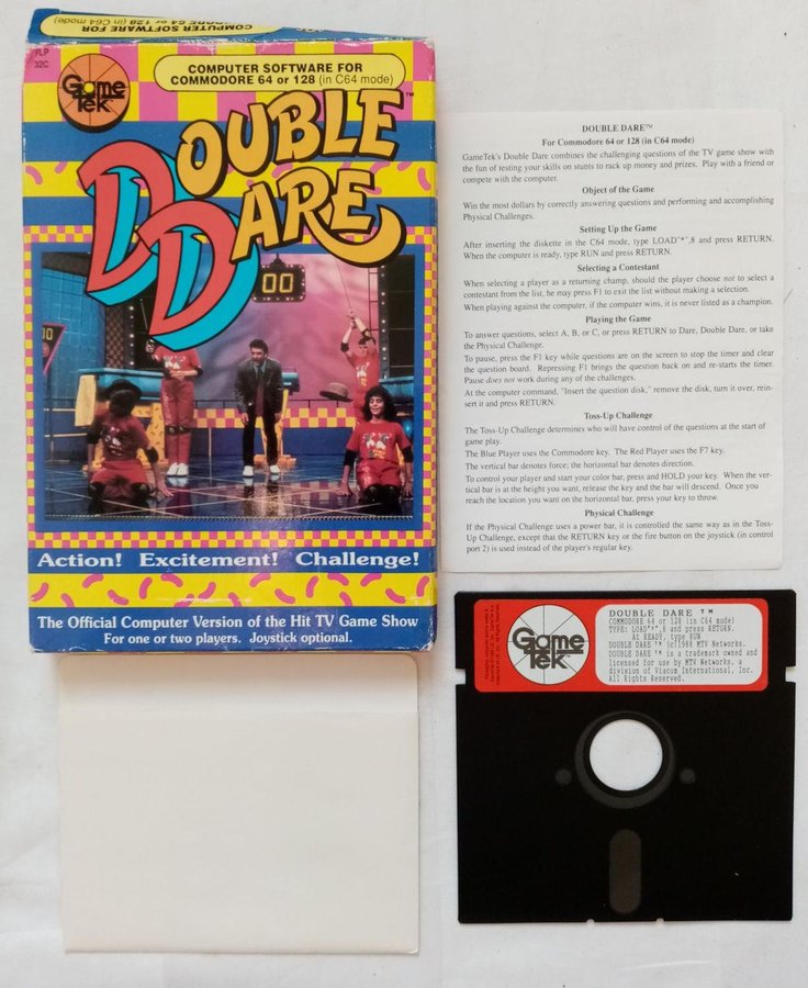 Double Dare (US/NTSC-Disk) - Commodore 64/C64 Spel