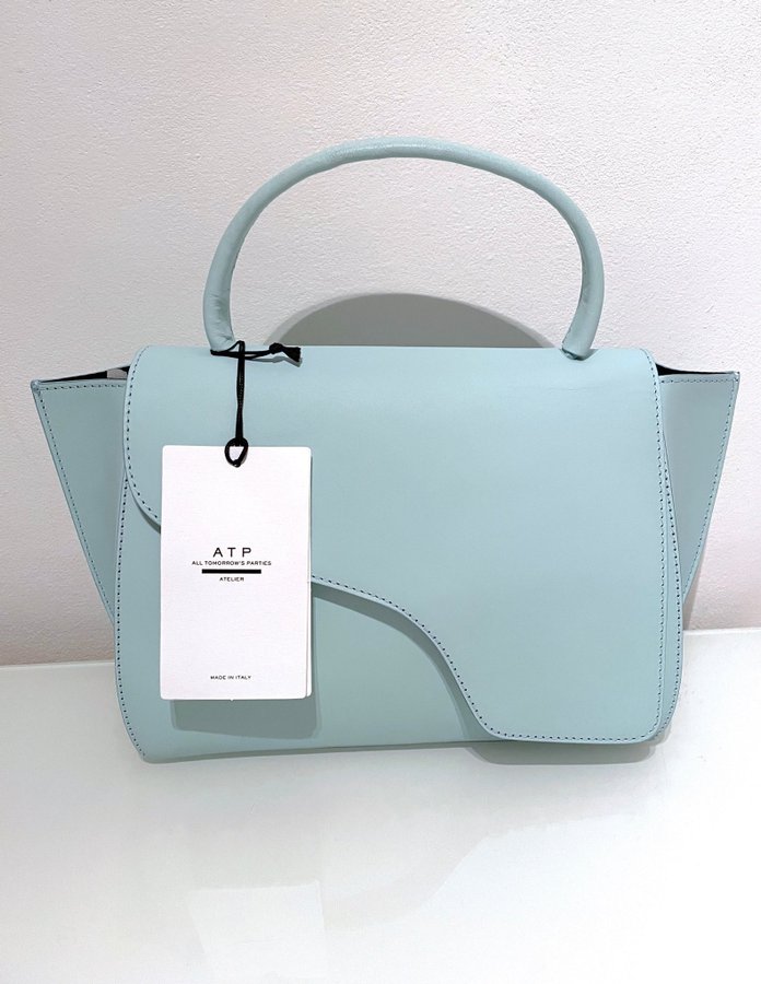 Helt ny ATP ATELIER Arezzo Blue Glow Leather Handbag - UTGÅTT!