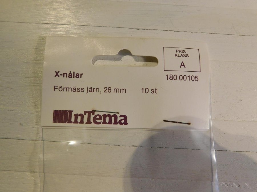 Xnålar Förmäss järn 26 mm ( 10 ) Svensk Tillverkad