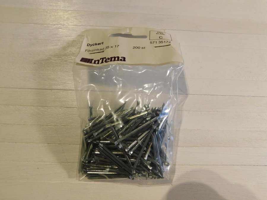 Dyckert Spik 35 x 17 ( 200 ) Svensk Tillverkad