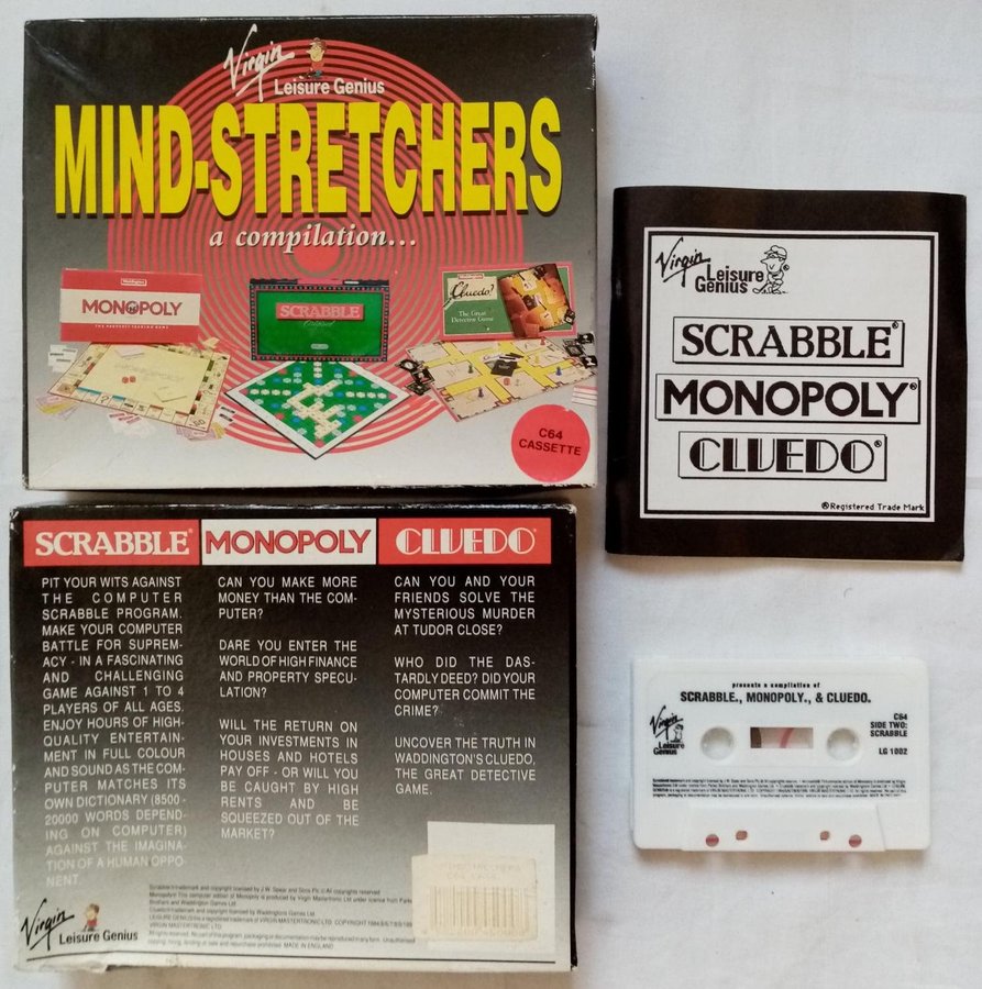 Mind-Stretchers (Virgin Games) - Commodore 64/C64 Spel