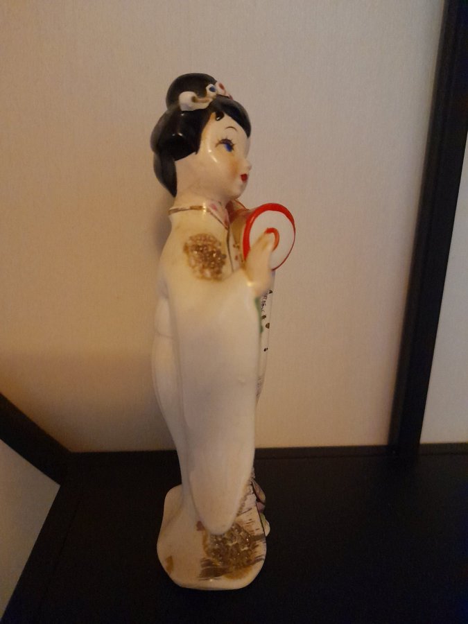 Vintage Geisha figurin 1950-tal