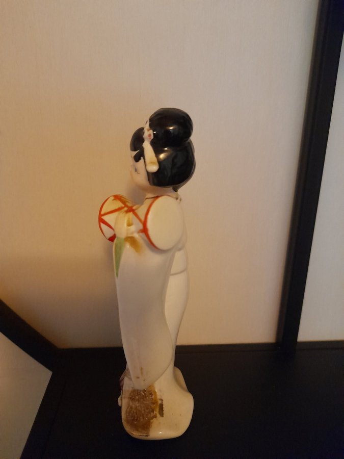 Vintage Geisha figurin 1950-tal