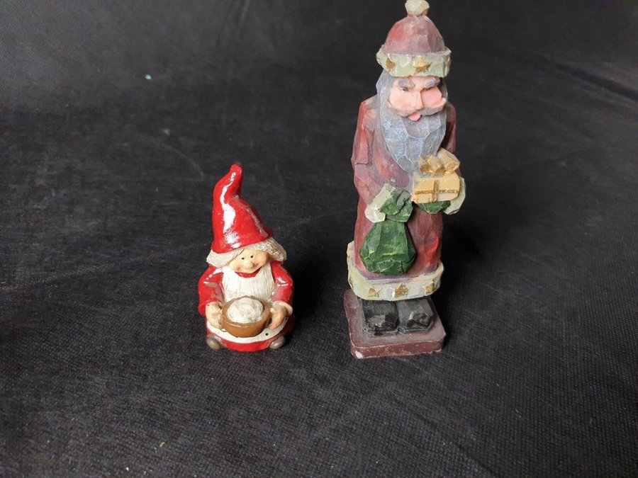 Julfigurer figuriner ljusstake JUL ADVENT