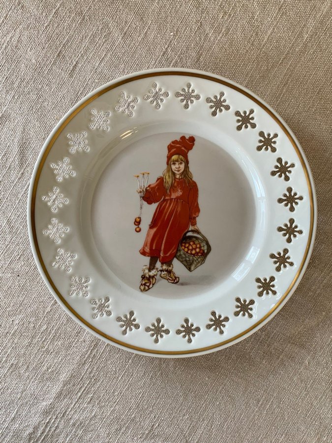 Tallrik, Jul, Iduna, Carl Larsson, Bing  Grøndahl, Copenhagen Porcelain