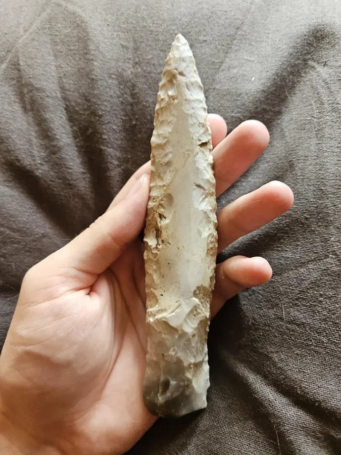 Rare Danish Neolithic Flint POLISHED Dagger type Vb