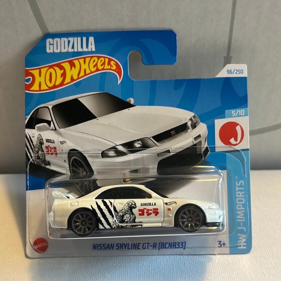 Hot Wheels Godzilla Nissan Skyline GT-R (BCNR33) 96/250