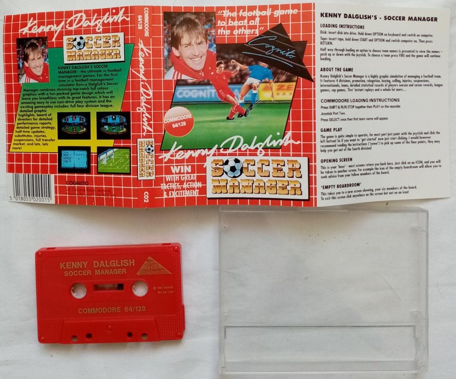 Kenny Dalglish Soccer Manager (Zeppelin Games-Cognito) - Commodore 64/C64 Spel