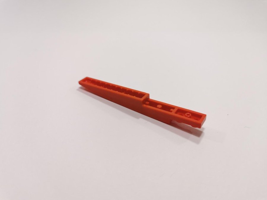 Lego - slope - curved - böjd - 10x1 - part 85970 - röd