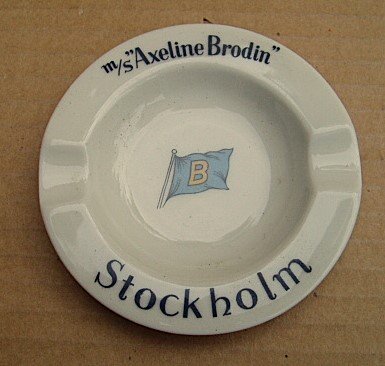 Askkopp m/t Gustaf Brodin Stockholm Brodin Shipping