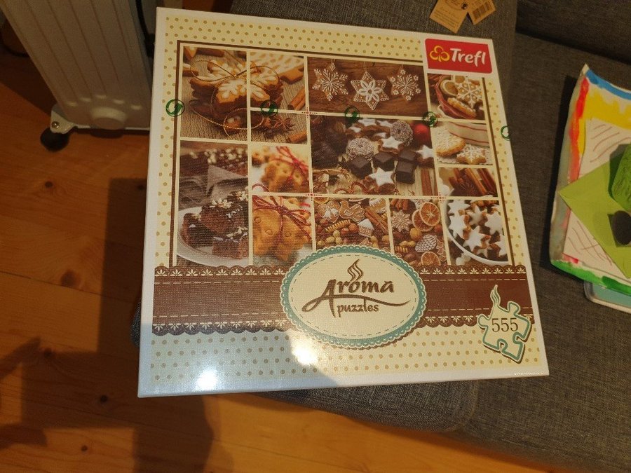 Pussel 555 bitar Trefl Aroma puzzles jul motiv kakor *julklapp*