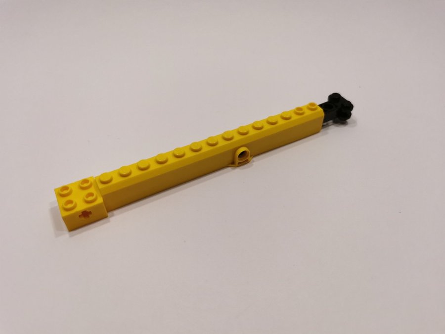 Lego - del arbetsfordon - kran - part 57779 - gul / svart